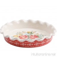 The Pioneer Woman Vintage Floral 9" Pie Plate - B06XJXHVWT